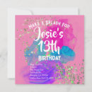 Search for tie dye square invitations Watercolor