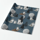 Search for wolves wrapping paper Howling
