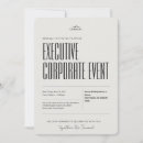Search for executive invitations Business