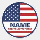 Search for state name stickers United states flag