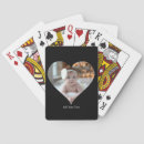 Search for heart shaped playing cards Black and white