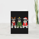 Search for miniature schnauzer christmas cards Santa
