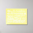 Search for you are my sunshine art Quote