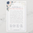 Search for word search games Bridal shower