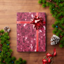 Search for dark red wrapping paper Glitter