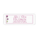 Search for thistle return address labels Purple