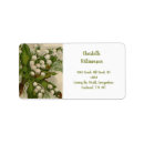 Search for lily of the valley return address labels Bouquet