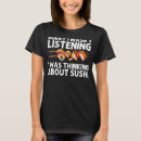 Search for sushi womens tshirts Roll