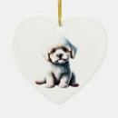 Search for bichon frise christmas tree decorations Puppy