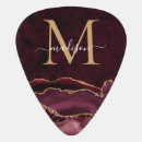 Search for red guitar picks monogrammed