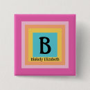 Search for letters square badges Colorful