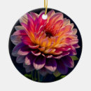 Search for dahlia flower christmas tree decorations Orange