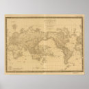 Search for ancient world map posters Hand