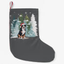 Search for bernese mountain dog christmas stockings Santa