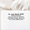 Search for vet return address labels Animal hospital