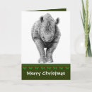 Search for rhino christmas cards Wildlife