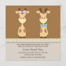 Search for giraffe gender reveal invitations Shower