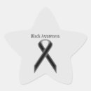 Search for black awareness ribbon stickers Melanoma