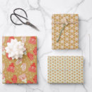 Search for vintage hats wrapping paper Red