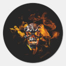 Search for burning stickers Skeleton