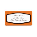 Search for border orange labels White