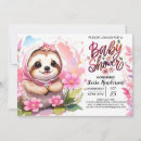 Search for sloth baby shower invitations Safari