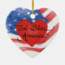 Search for god bless america christmas tree decorations Usa