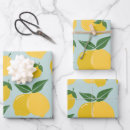Search for yellow lemon wrapping paper Fruit