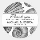 Search for seashell thank you stickers Bridal shower