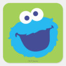 Search for monster face stickers Cookie monster sesame street