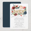 Search for gold foil bridal shower invitations Floral