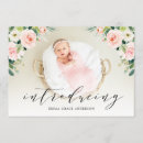 Search for rustic birth announcement cards Pink
