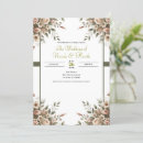Search for olive green floral wedding invitations Flowers