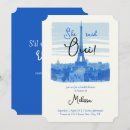 Search for artistic bridal shower invitations Blue