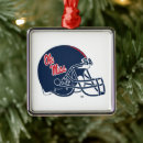 Search for football helmet christmas tree decorations Ole miss