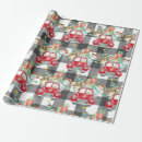Search for vintage truck wrapping paper Christmas tree truck