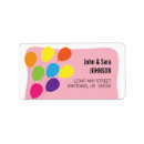 Search for colorful return address labels Simple