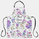 Search for romantic wedding aprons Botanical