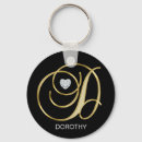 Search for letter d key rings Gold