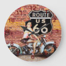 Search for route 66 clocks Motorcycle