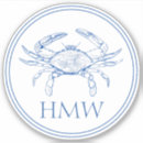 Search for beach crab stickers Blue