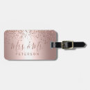 Search for metal luggage tags Typography