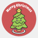 Search for red tree stickers Happy