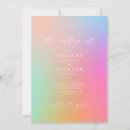 Search for rainbow ombre invitations Blue
