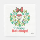 Search for peppermint candy napkins Peanuts