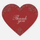 Search for crimson wedding stickers Thank you