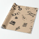 Search for slogan wrapping paper Pattern