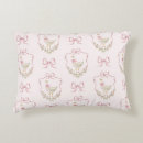 Search for pink bow cushions Whimsical