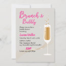 Search for brunch and bubbly hen party invitations Elegant