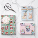 Search for french bulldog christmas wrapping paper Dogs